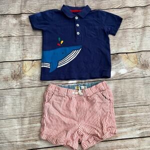 Baby Boden Whale Set (18-24M)